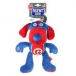 ГиГви 75465 Игрушка для собак "Agent GiGwi" Собака с теннисным мячом и пищалкой 28см