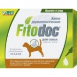АВЗ Fitodoc капли дерматологические для собак средних пород 4пипетки*1,2мл