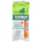 Титбит 014059 Dental+ Лакомство для собак маленьких пород Зубочистка с мясом индейки
