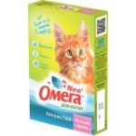 Омега Neo+ Лакомство мультивитаминное для котят Веселый малыш с пребиотиком и таурином