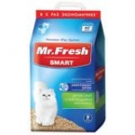 Мистер Фреш F605 Smart Наполнитель для длинношерстных кошек древесный комкующийся 9л*4,4кг