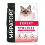 Мираторг 74224 Expert Struvite сух.для кошек при мочекаменной болезни струвитного типа 1,5кг