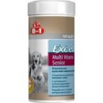 8 в 1 108696 Excel Multi Vitamin Senior Комплексная мультивитаминная добавка для пожилых собак 70таб