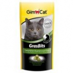 *Джимпет 417271 GrasBits Витаминизированные таблетки с травой для кошек 40г