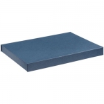 Коробка Roomy, синяя, 34,3х25х3,5 см; внутренние размеры: 33,5х24,4х3 см