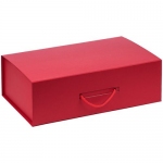 Коробка Big Case, красная, 39х26,3х12,5 см; внутренние размеры: 37х25,3х12 см