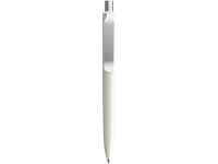 Ручка пластиковая шариковая Prodir DS8 PSP, белый/серебристый, пластик/металл