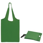 Сумка для покупок "Shopping"; зеленый; 41х38х0,2 см (в сложенном виде 8,5х12х1см); Полиэс; шелкограф