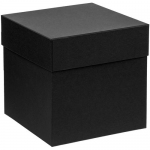 Коробка Cube, S, черная, 16х16х15,5 см; внутренние размеры: 15х15х15 см