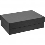 Коробка Storeville, большая, черная, 34х20,5х10,5 см; внутренние размеры: 33,5х19,6х10 см