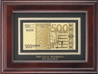 Набор подарочный в деревянной раме "500 евро" HB-045