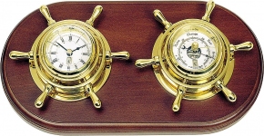 Часы настенные с барометром "Штурвал" CK112
