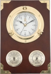 Часы настенные "Иллюминатор" с термометром и гигрометром CK205