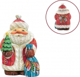 Игрушка новогодняя коллекционная "Дед Мороз с елкой" US 517623R