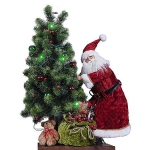 Украшение интерьерное "Дед Мороз с елкой" XM-MX006