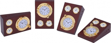Часы настенные "Иллюминатор" с термометром и гигрометром MS016