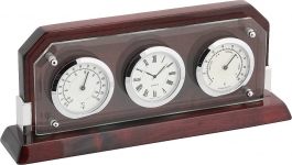 Часы настольные с термометром и гигрометром A9256R