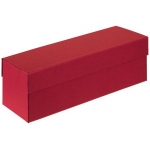 Коробка под бутылку Color Jacket, красная, 33,3х10,5х10,2 см, внутренние размеры: 32,7х9,7х9,8 см 12023.50