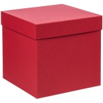 Коробка Cube, L, красная, 24х24х23,5 см; внутренние размеры: 23х23х23 см