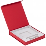 Коробка Memoria под ежедневник, аккумулятор и ручку, красная, 24х23,5х3,5 см