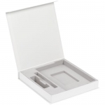 Коробка Arbor под ежедневник, аккумулятор и ручку, белая, 23х22х3,5 см