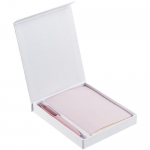 Коробка Shade под блокнот и ручку, белая, 17х14,2х2,1 см