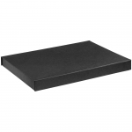 Коробка Roomy, черная, 34,3х25х3,5 см; внутренние размеры: 33,5х24,4х3 см