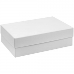 Коробка Storeville, большая, белая, 34х20,5х10,5 см; внутренние размеры: 33,5х19,6х10 см