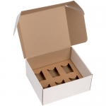 Коробка Grande с ложементом для стопок, белая, 25,3х21,2х11,4 см
