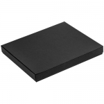 Коробка Overlap, черная, 27,8х23,7х3,4 см; внутренний размер: 26,8х22,7х2,9 см