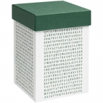 Коробка «Генератор пожеланий», зеленая, 11,8x10,8х17,2 см; внутренние размеры: 11,1х10,1х17 см