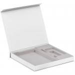Коробка Daily Touch под ежедневник, аккумулятор и ручку, белая, 28х23,5х3,5 см