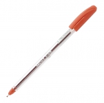 Шариковая ручка Hauser Atom, пластик, цвет красный