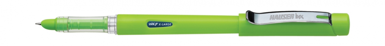 Перьевая ручка Hauser NEON, пластик, зеленая