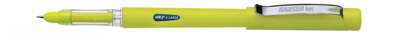 Перьевая ручка Hauser NEON, пластик, желтая