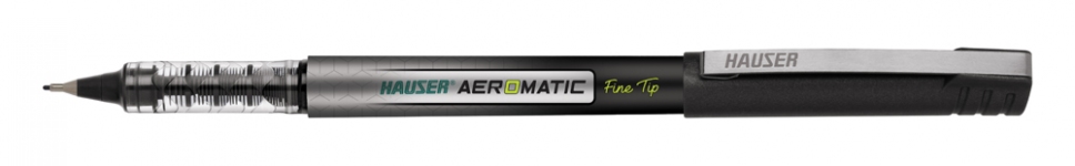 Ручка-рапидограф Hauser Aeromatic Fine Tip 0,7 мм, пластик, корпус черный, чернила черные