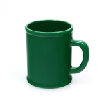 Кружка "Радуга", зеленая, D=7,9см, H=9,6см, 300мл, пластик, тампопечать