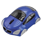 Мышь компьютерная оптическая "Автомобиль", синий, 10,4х6,4х3,7см, пластик
