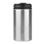 Термокружка CAN, 300мл. серебристый, нержавеющая сталь, пластик