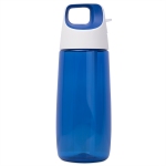 Бутылка для воды TUBE, 700 мл, 24х8см, синий, пластик rPET