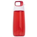 Бутылка для воды TUBE, 700 мл, 24х8см, красный, пластик rPET