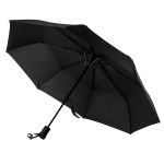 Зонт MANCHESTER складной, полуавтомат, черный, D=100 см, 100% нейлон