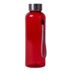 Бутылка для воды WATER, 500 мл, красный, пластик rPET, нержавеющая сталь
