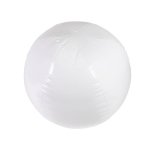 Мяч пляжный надувной, белый, D=40 см (накачан), D=50 см (не накачан), ПВХ