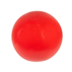 Мяч пляжный надувной, красный, D=40-50 см, не накачан, ПВХ