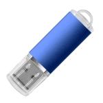 USB flash-карта "Assorti" (8Гб),синяя,5,5х1,7х0,6см,металл