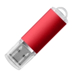 USB flash-карта "Assorti" (8Гб),красная,5,5х1,7х0,6см,металл