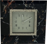 Часы Jardin D'Ete "Мрамор", cталь, стекло, 14 х 14,3 х 3,2 см, тёмно-синий