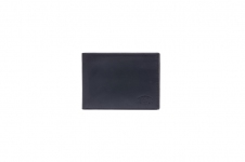Бумажник KLONDIKE Dawson, натуральная кожа в черном цвете, 13 х 1,5 х 9,5 см