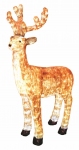 Акриловая светодиодная фигура «Бурый олень», 130 см